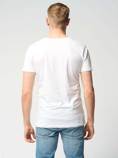 Muscle T-shirt - Hvit - TeeShoppen