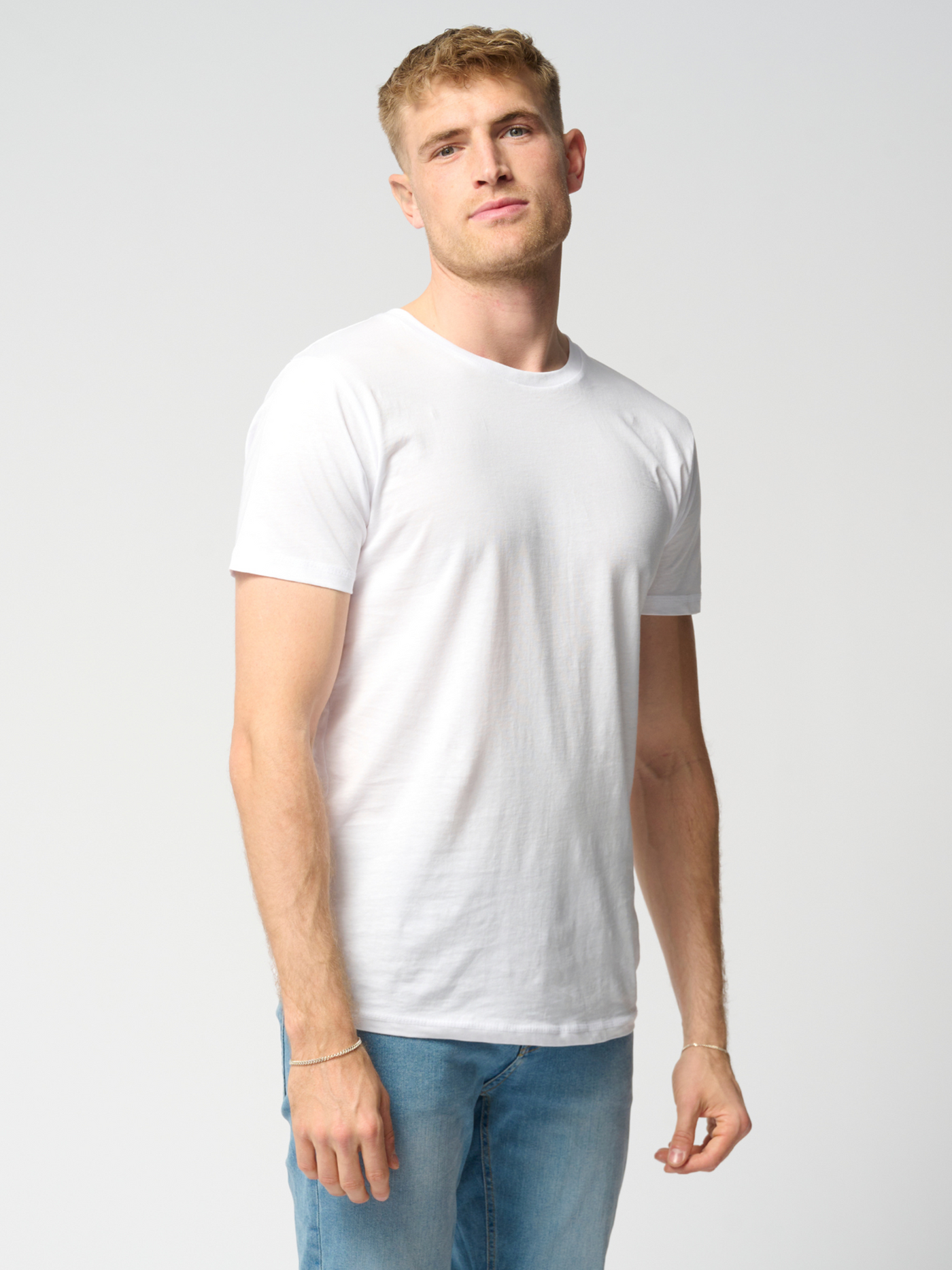 Muscle T-shirt - Hvit - TeeShoppen
