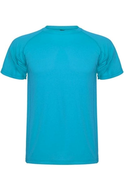 Trenings T-shirt - Turkis blå - TeeShoppen