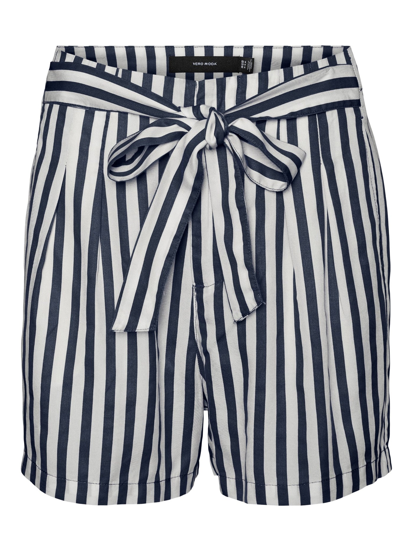Mia Loose Summer Shorts - Navy Stripete - Vero Moda