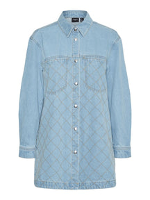 Mayla Denim Skjorte - Light Blue Denim