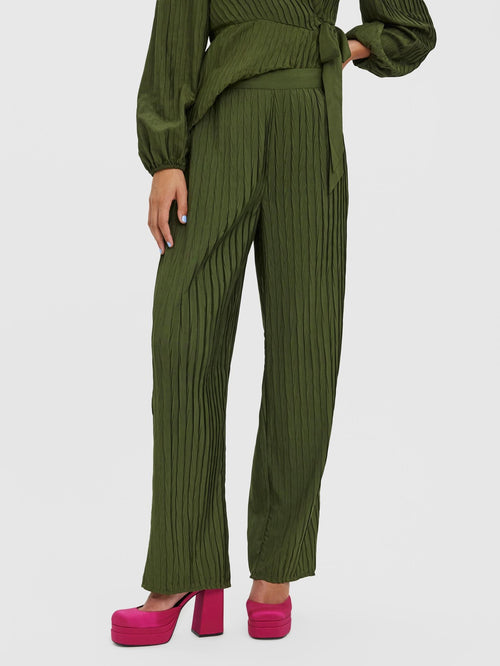 Carrie Wide Pants - Rifle Green - Vero Moda