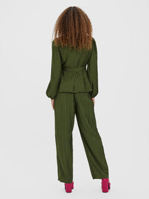 Carrie Wide Pants - Rifle Green