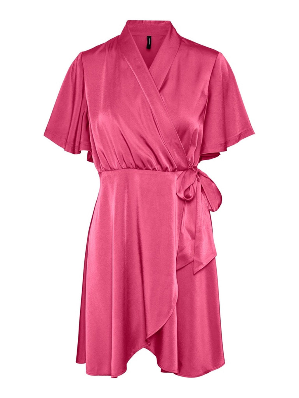 Amelia Wrap Dress - Hot Pink