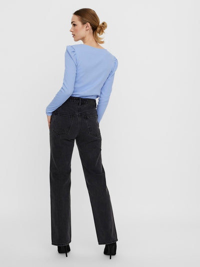 Kithy Straight Jeans - Svart Denim - Vero Moda 4